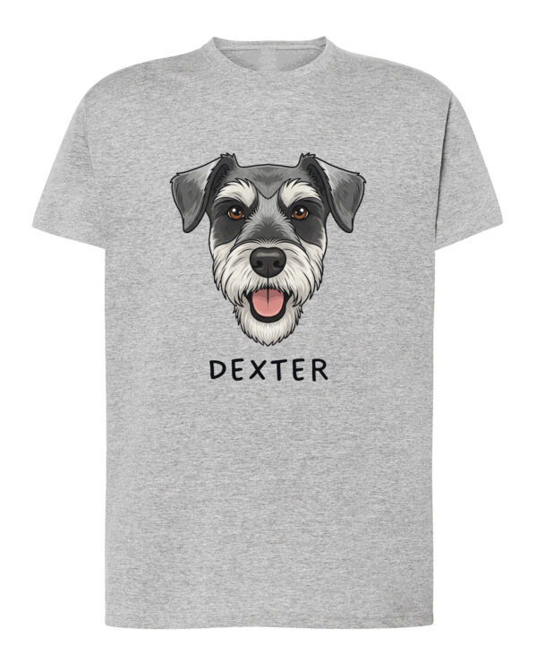 TL TS SIM 1521 (4) Koszulka Sznaucer <br>Personalizowana Pupil Pies