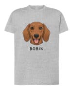 TL TS SIM 1523 (4) Koszulka Jamnik <br>Personalizowana Pupil Pies