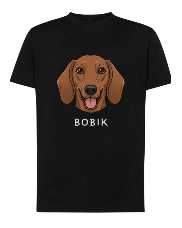 TL TS SIM 1523 (7) Koszulka Jamnik <br>Personalizowana Pupil Pies