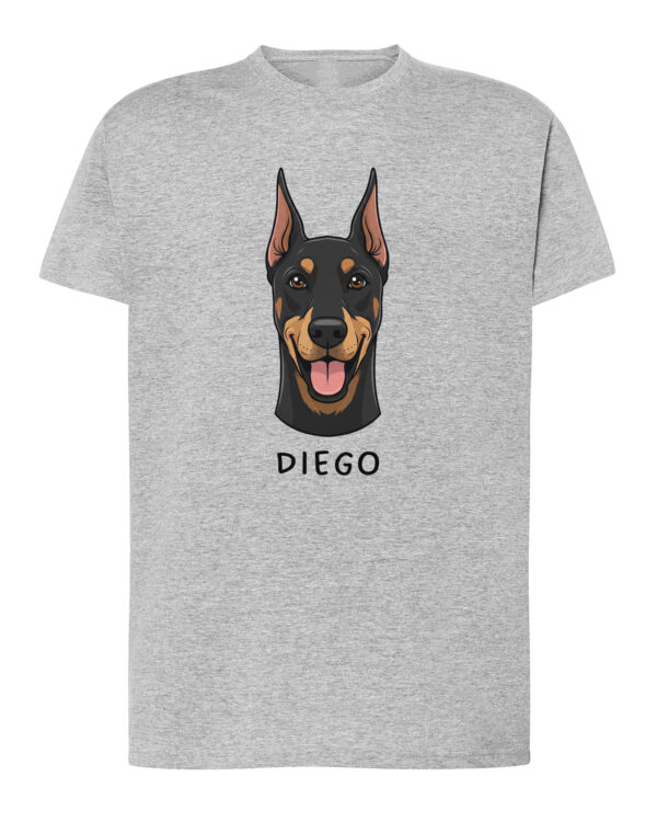 TL TS SIM 1524 (4) Koszulka Doberman <br>Personalizowana Pupil Pies