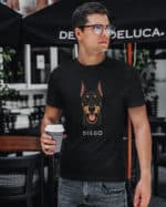 TL TS SIM 1524 (9) Koszulka Doberman <br>Personalizowana Pupil Pies