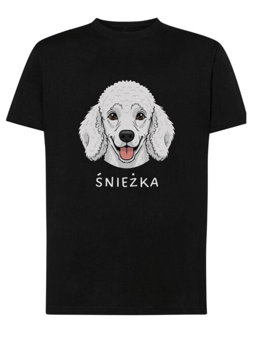 TL TS SIM 1525 (7) Koszulka Pudel Personalizowana Pupil Pies