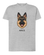 TL TS SIM 1526 (4) Koszulka Owczarek niemiecki <br>Personalizowana Pupil Pies