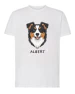 TL TS SIM 1527 (1) Koszulka Owczarek australijski Personalizowana Pupil Pies