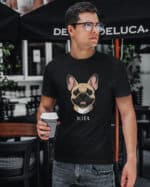 TL TS SIM 1528 (9) Koszulka Buldog francuski <br>Personalizowana Pupil Pies