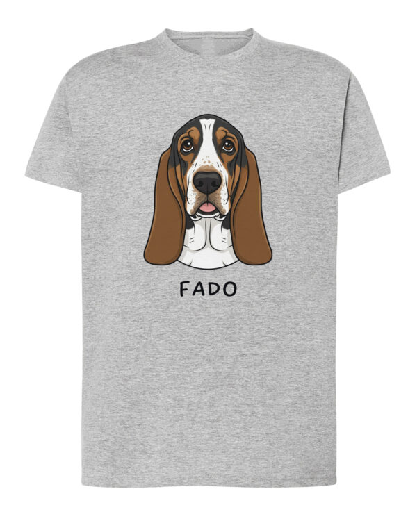 TL TS SIM 1529 (4) Koszulka Basset <br>Personalizowana Pupil Pies