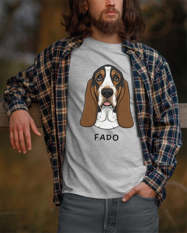 TL TS SIM 1529 (6) Koszulka Basset <br>Personalizowana Pupil Pies