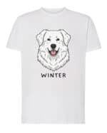 TL TS SIM 1530 (1) Koszulka Owczarek podhalański <br>Personalizowana Pupil Pies