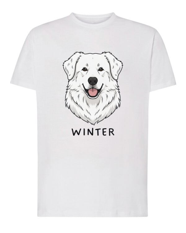 TL TS SIM 1530 (1) Koszulka Owczarek podhalański <br>Personalizowana Pupil Pies