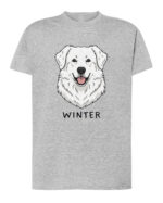 TL TS SIM 1530 (4) Koszulka Owczarek podhalański <br>Personalizowana Pupil Pies