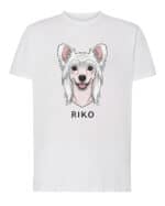 TL TS SIM 1532 (1) Koszulka Grzywacz chiński <br>Personalizowana Pupil Pies