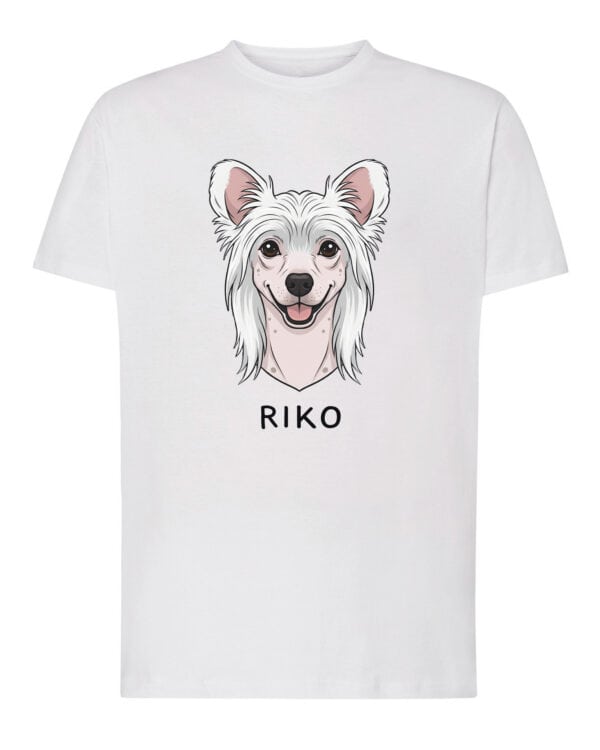 TL TS SIM 1532 (1) Koszulka Grzywacz chiński <br>Personalizowana Pupil Pies