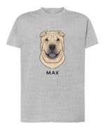 TL TS SIM 1533 (4) Koszulka Shar Pei <br>Personalizowana Pupil Pies