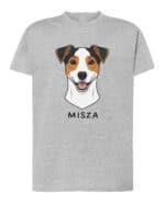 TL TS SIM 1534 (4) Koszulka Jack Russell Terrier <br>Personalizowana Pupil Pies