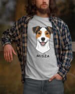 TL TS SIM 1534 (6) Koszulka Jack Russell Terrier <br>Personalizowana Pupil Pies