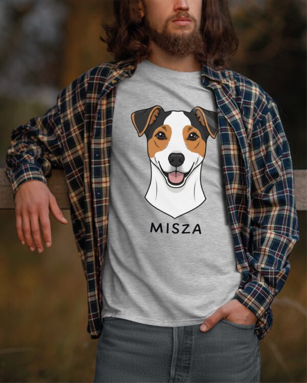 TL TS SIM 1534 (6) Koszulka Jack Russell Terrier <br>Personalizowana Pupil Pies