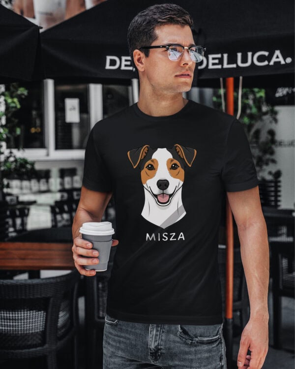 TL TS SIM 1534 (9) Koszulka Jack Russell Terrier <br>Personalizowana Pupil Pies