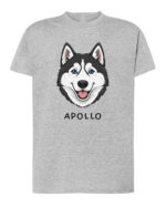 TL TS SIM 1536 (4) Koszulka Husky <br>Personalizowana Pupil Pies