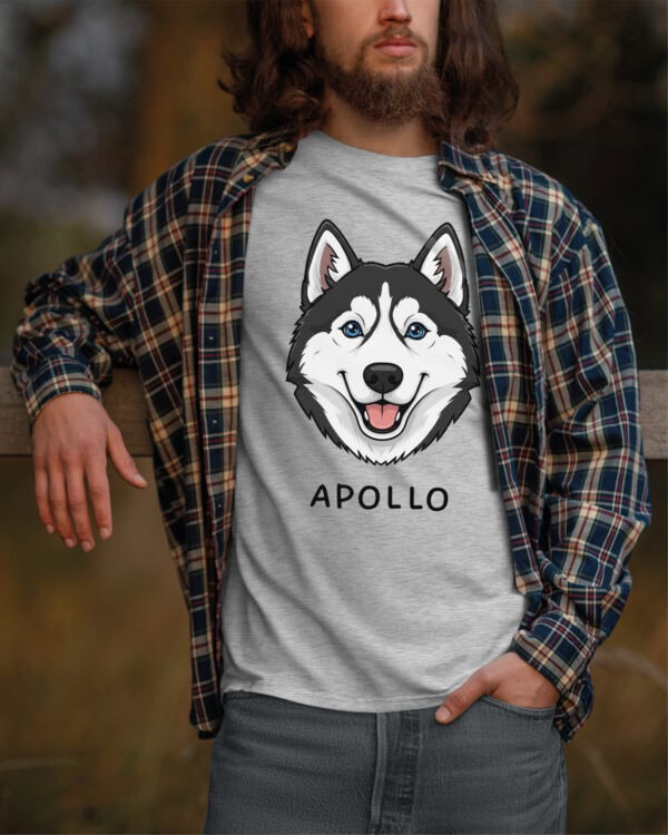 TL TS SIM 1536 (6) Koszulka Husky <br>Personalizowana Pupil Pies