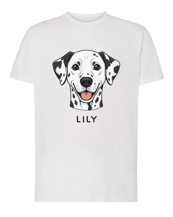 TL TS SIM 1537 (1) Koszulka Dalmatyńczyk Personalizowana Pupil Pies