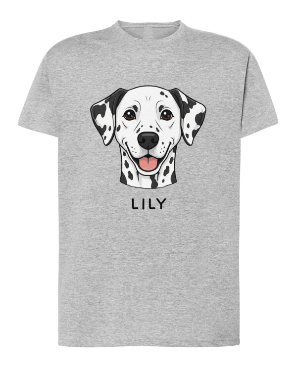 TL TS SIM 1537 (4) Koszulka Dalmatyńczyk <br>Personalizowana Pupil Pies