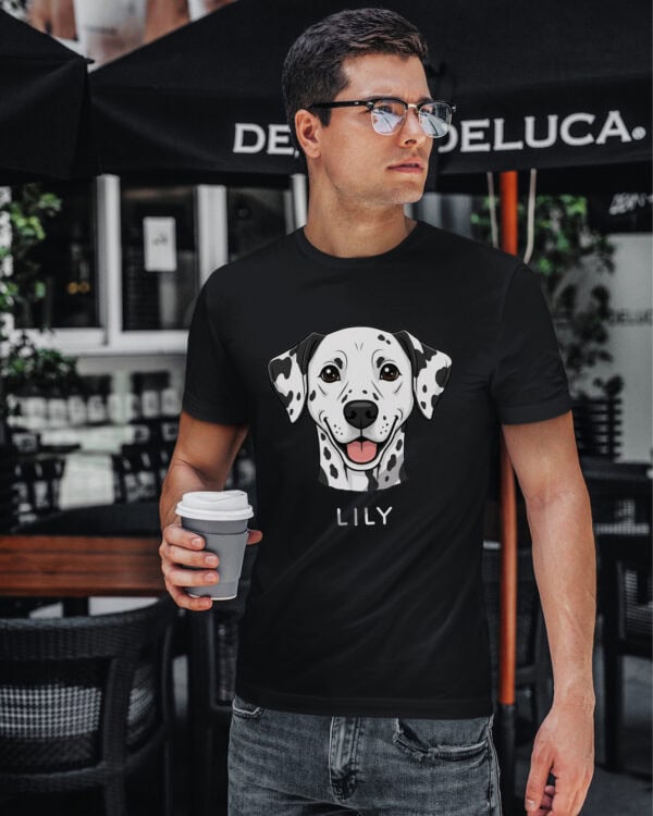 TL TS SIM 1537 (9) Koszulka Dalmatyńczyk <br>Personalizowana Pupil Pies