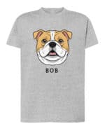 TL TS SIM 1538 (4) Koszulka Bulldog <br>Personalizowana Pupil Pies