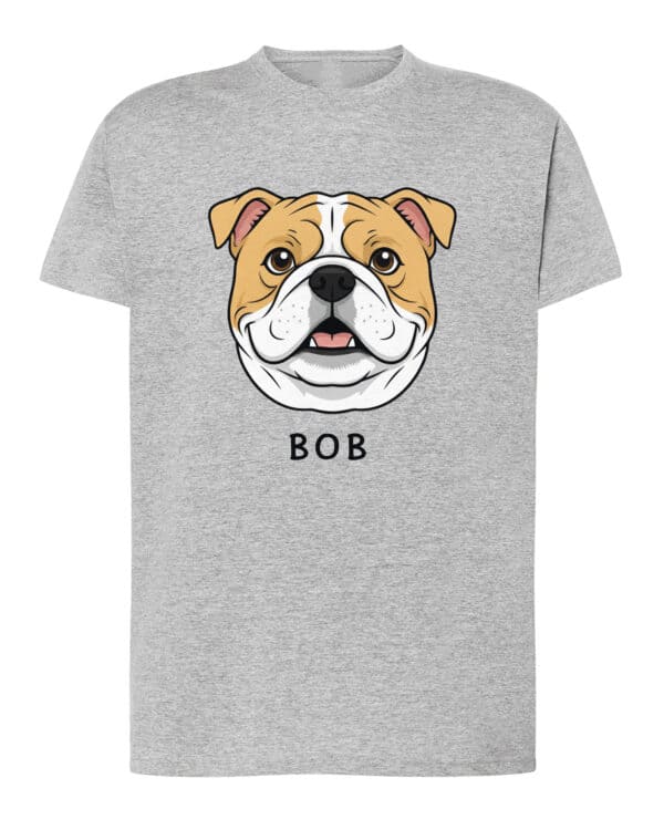 TL TS SIM 1538 (4) Koszulka Bulldog <br>Personalizowana Pupil Pies