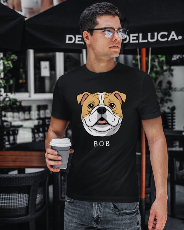 TL TS SIM 1538 (9) Koszulka Bulldog <br>Personalizowana Pupil Pies