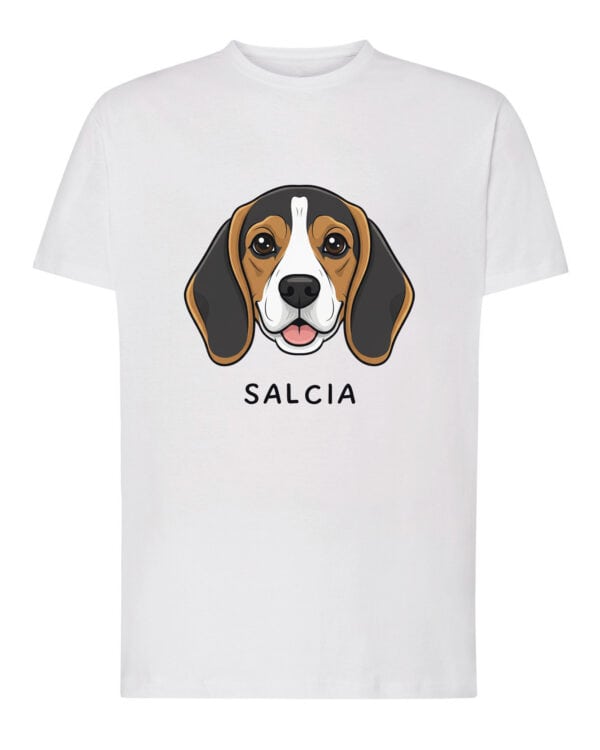 TL TS SIM 1540 (1) Koszulka Beagle Personalizowana Pupil Pies