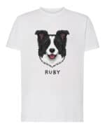 TL TS SIM 1542 (1) Koszulka Border Collie Personalizowana Pupil Pies