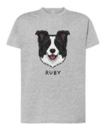 TL TS SIM 1542 (4) Koszulka Border Collie <br>Personalizowana Pupil Pies