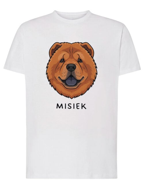 TL TS SIM 1543 (1) Koszulka Chow Chow Personalizowana Pupil Pies