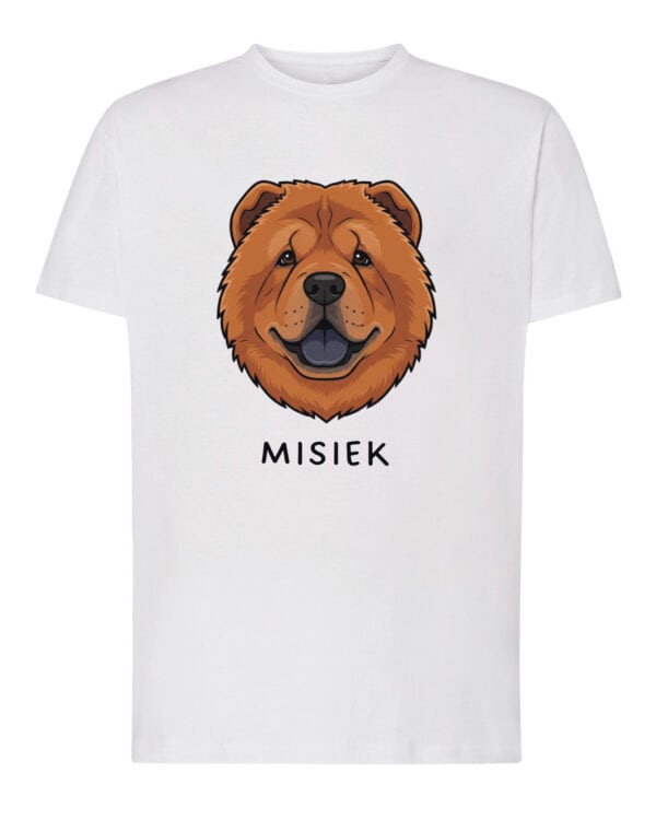 TL TS SIM 1543 (1) Koszulka Chow Chow Personalizowana Pupil Pies