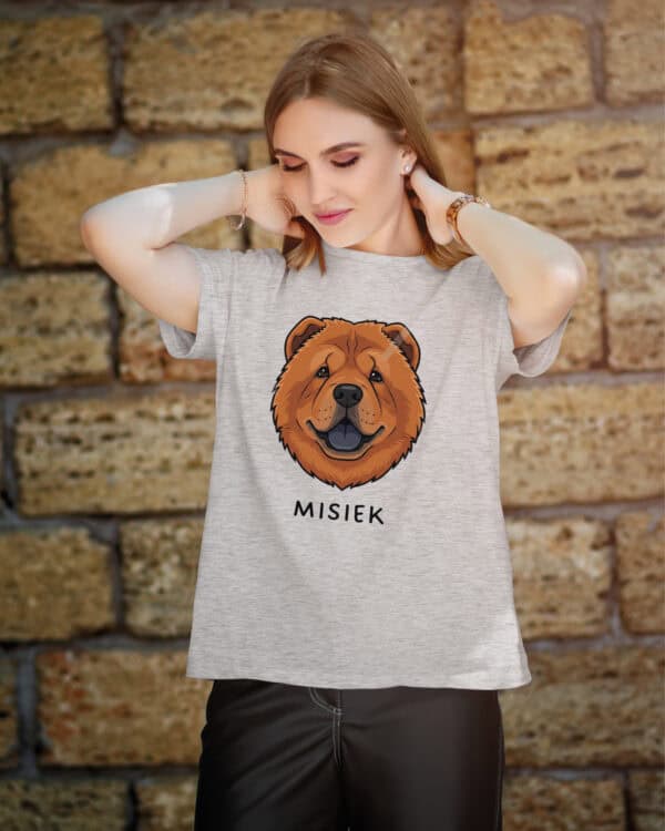 TL TS SIM 1543 (5) Koszulka Chow Chow <br>Personalizowana Pupil Pies