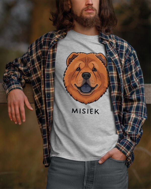 TL TS SIM 1543 (6) Koszulka Chow Chow <br>Personalizowana Pupil Pies