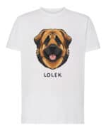 TL TS SIM 1545 (1) Koszulka Leonberger Personalizowana Pupil Pies