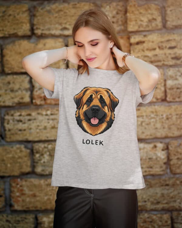 TL TS SIM 1545 (5) Koszulka Leonberger <br>Personalizowana Pupil Pies