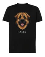 TL TS SIM 1545 (7) Koszulka Leonberger <br>Personalizowana Pupil Pies