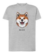 TL TS SIM 1546 (4) Koszulka Akita Inu <br>Personalizowana Pies Pieseł