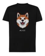 TL TS SIM 1546 (7) Koszulka Akita Inu Personalizowana Pies Pieseł