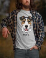 TL TS SIM 1548 (6) Koszulka Parson Russell terrier <br>Personalizowana Pupil Pies