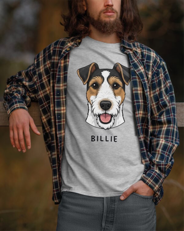 TL TS SIM 1548 (6) Koszulka Parson Russell terrier <br>Personalizowana Pupil Pies