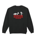 1493 (22) Bluza bez kaptura Stranger Things Parodia Konie