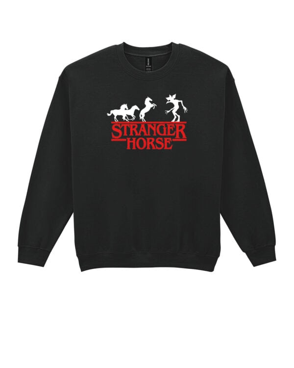 1493 (22) Bluza bez kaptura Stranger Things Parodia Konie