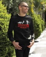 1493 (24) Bluza bez kaptura <br>Stranger Things Parodia Konie