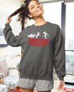 1493 (26) Bluza bez kaptura <br>Stranger Things Parodia Konie