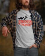 1493 (6) Koszulka Stranger Things Parodia Konie