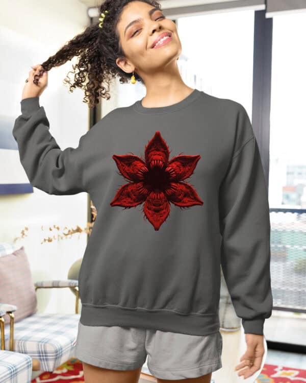 1494 (14) Bluza bez kaptura <br>Stranger Things Demogorgon