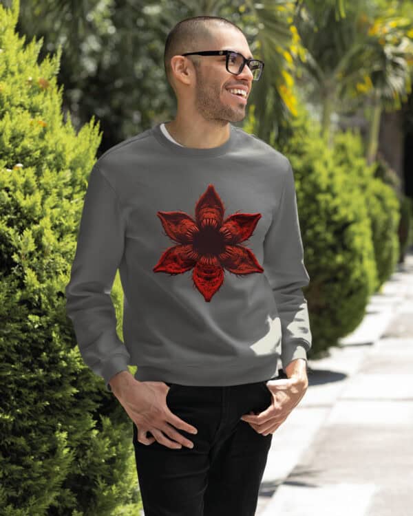 1494 (15) Bluza bez kaptura <br>Stranger Things Demogorgon